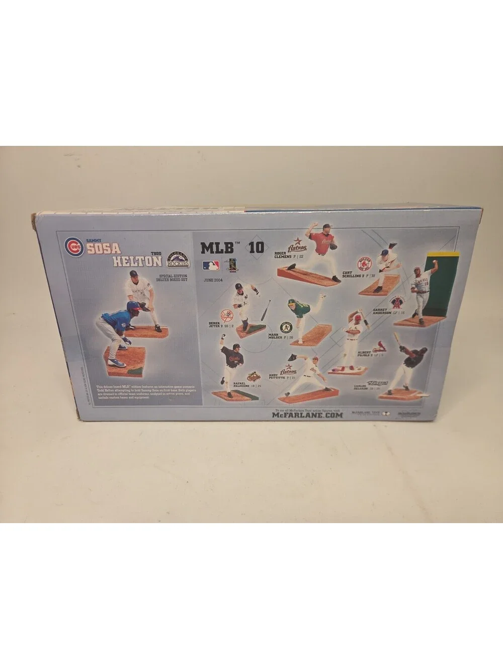 Sammy Sosa and Todd Helton McFarlane Special Edition Deluxe Box Set Figures